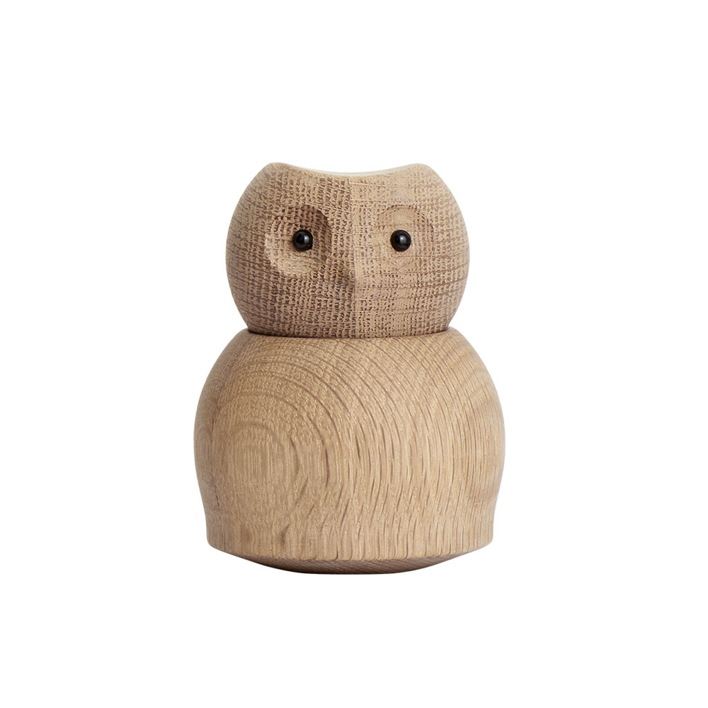 Andersen Furniture - Owl - Dekofigur Eule aus Eichenholz in 3 Grössen