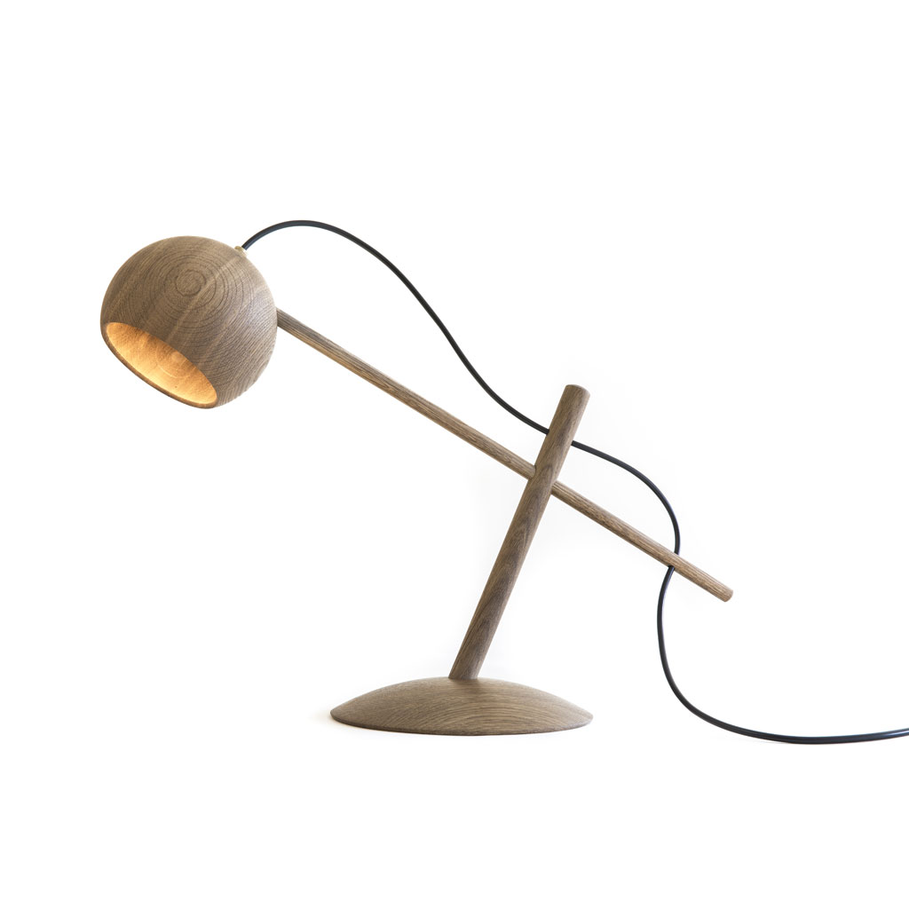 Brdr- Krüger - Lune Lamp - Design LED Schreibtischleuchte aus Holz