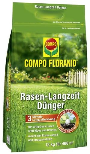 COMPO Floranid Rasen-Langzeitdünger 12 kg unter Compo