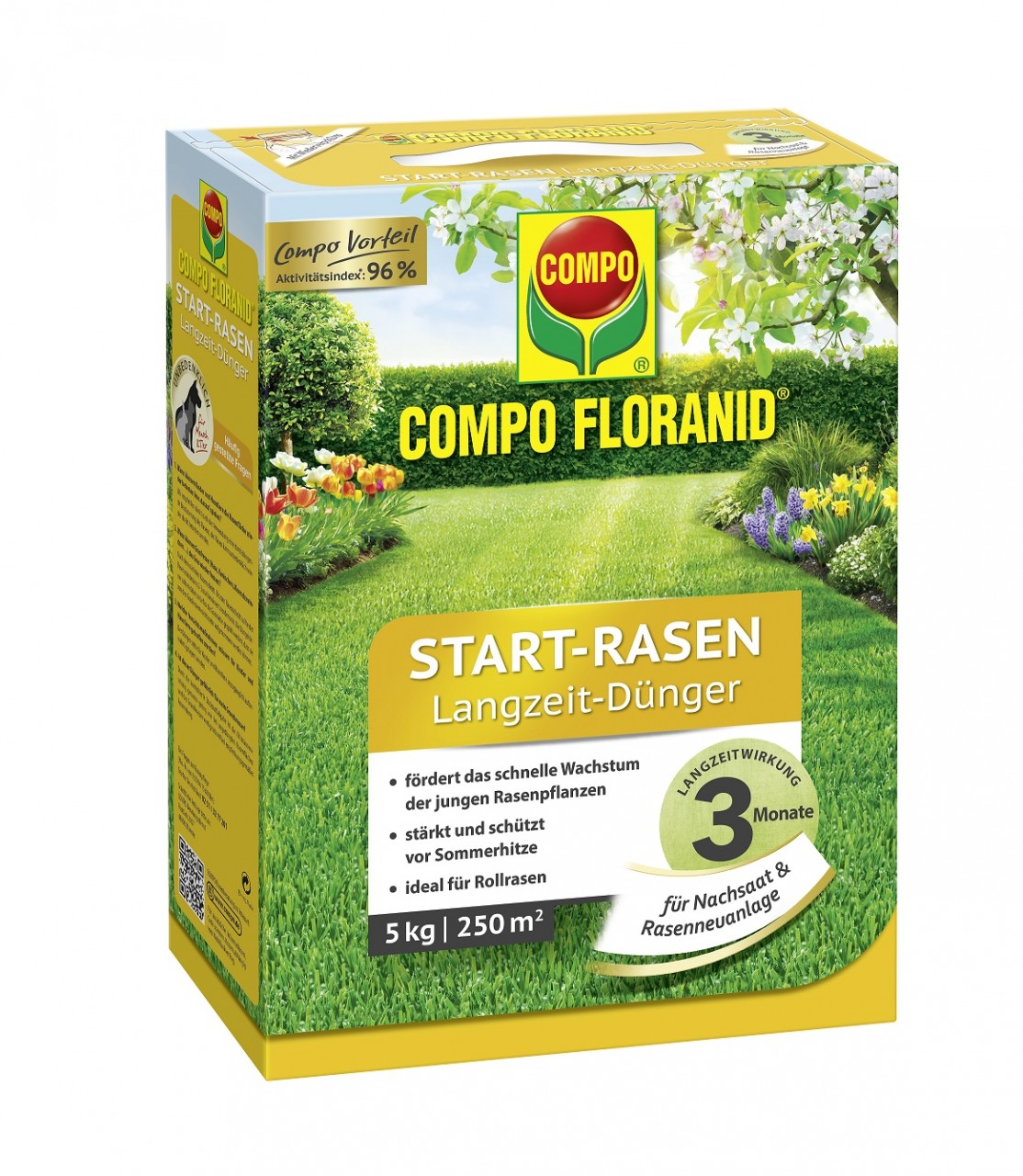COMPO Floranid Start-Rasendünger 5 kg unter Compo