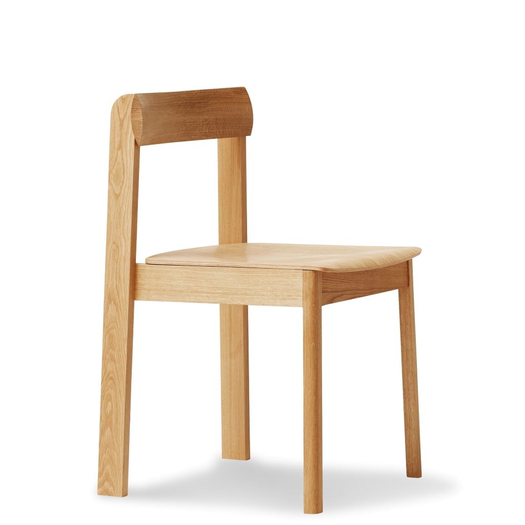 FORM und REFINE - Blueprint Chair - stapelbarer Designerstuhl aus Holz