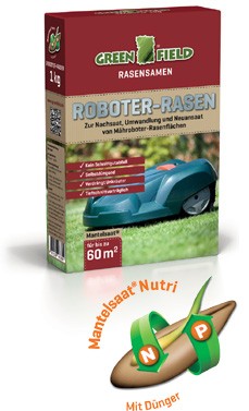 Greenfield Roboter - Rasensamen - Mischung 1 kg