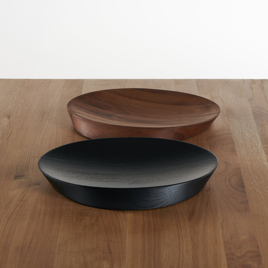 Insan - Orbita - runde Schale - Tablett aus Holz als Ablage - für Deko