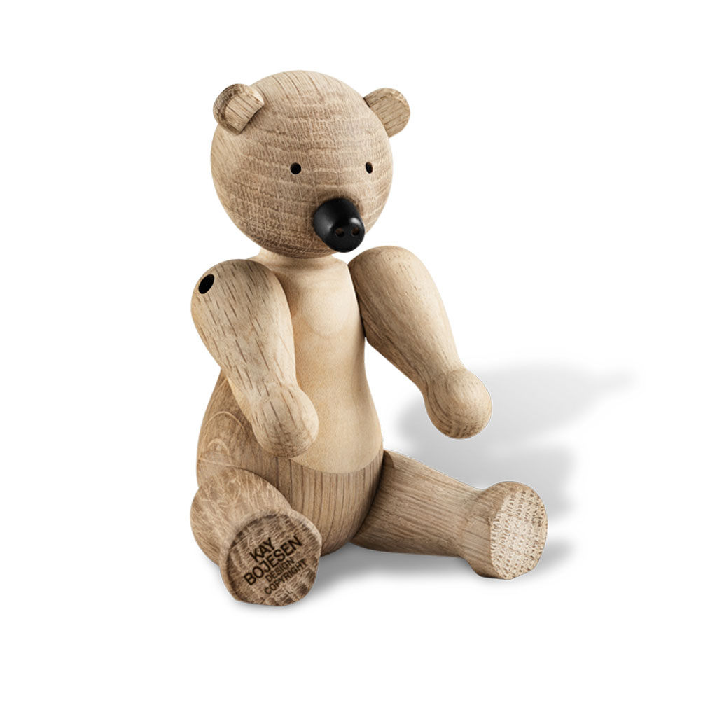 Kay Bojesen - Bear - 15 cm Designfigur aus Holz als Bär zur Dekoration
