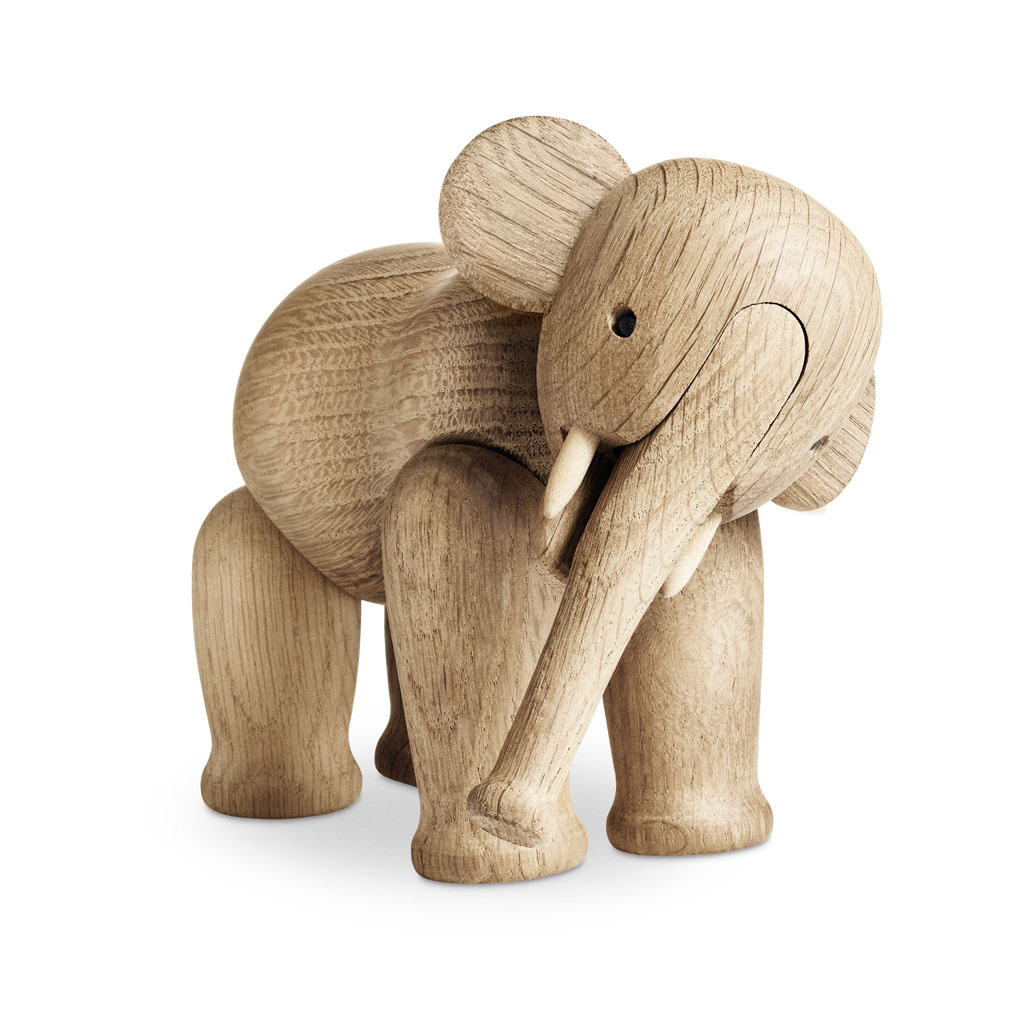 Kay Bojesen - Elefant - charmante Elefantenfigur aus Eiche in 2 Grössen
