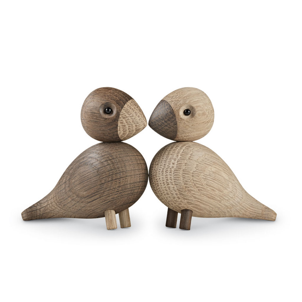 Kay Bojesen - Lovebirds - zwei Vögel aus Holz im dänischen Design 