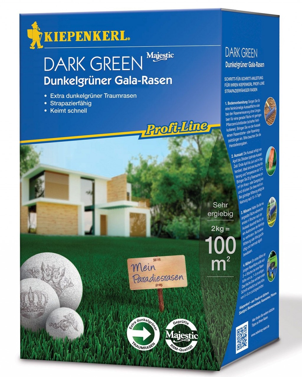 Kiepenkerl Profi Line Dark Green Gala-Rasen 2 Kg
