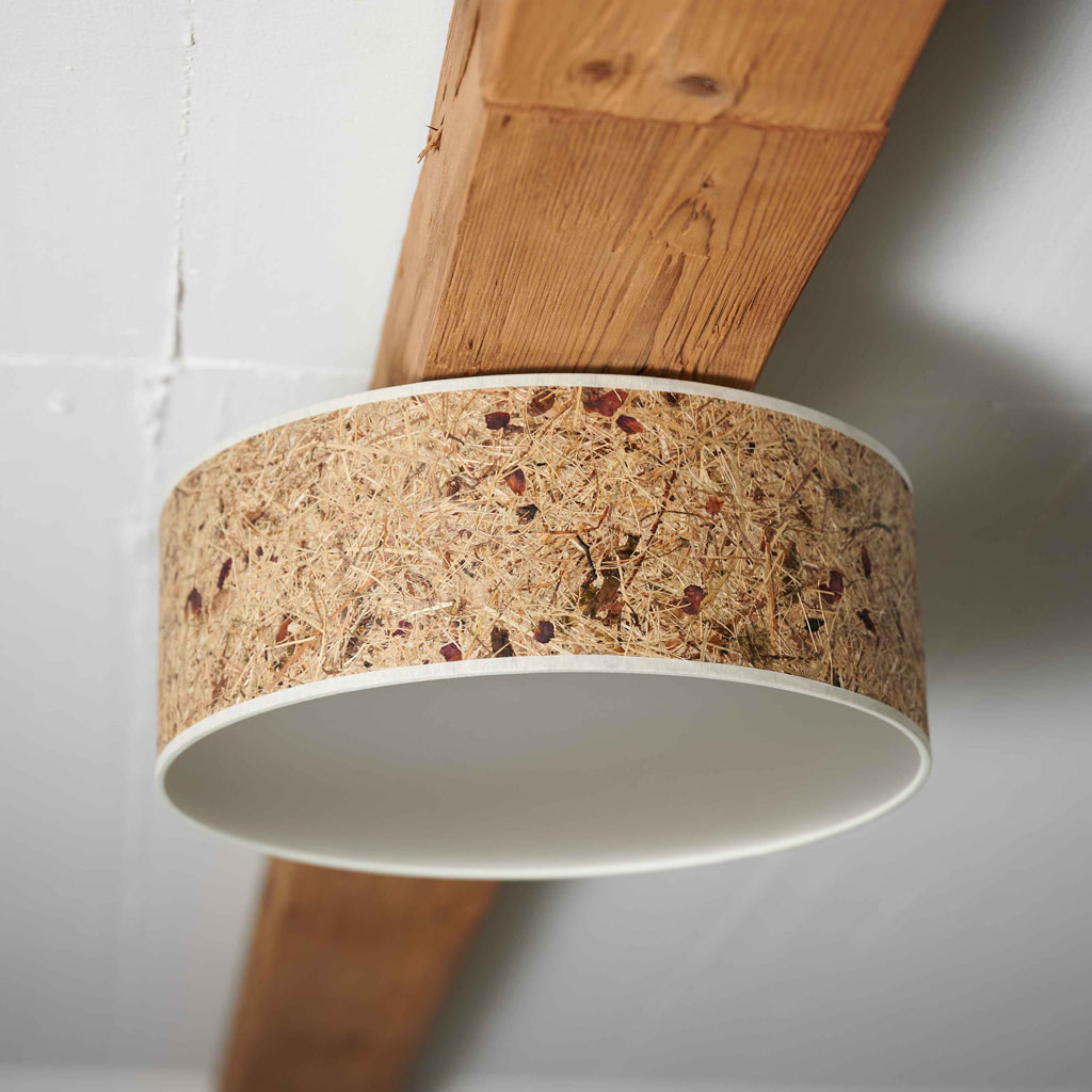 LeuchtNatur - Discus - runde Deckenleuchte aus Holzfurnier - - 35 cm