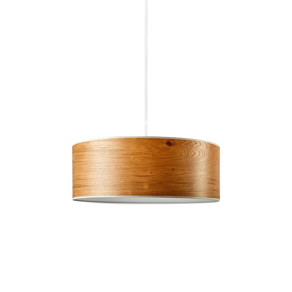LeuchtNatur - Discus - runde Esstisch Hängeleuchte aus Holz - - 35 cm