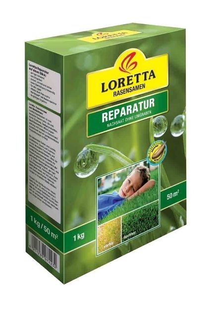 Loretta Reparatur Rasen 1kg Rasensamen unter Loretta