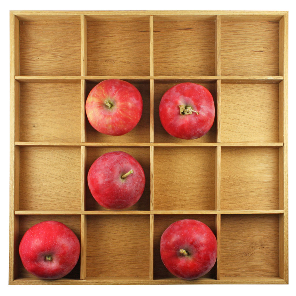 Raumgestalt - Apfelkasten - Holzkasten für Obst und Schmuck in 3 Grössen