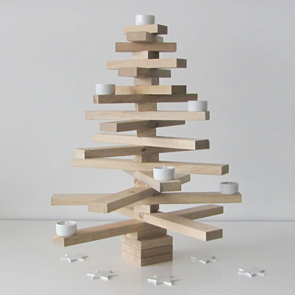 Raumgestalt - BauMsatz - alternativer Deko-Weihnachtsbaum aus Holz 