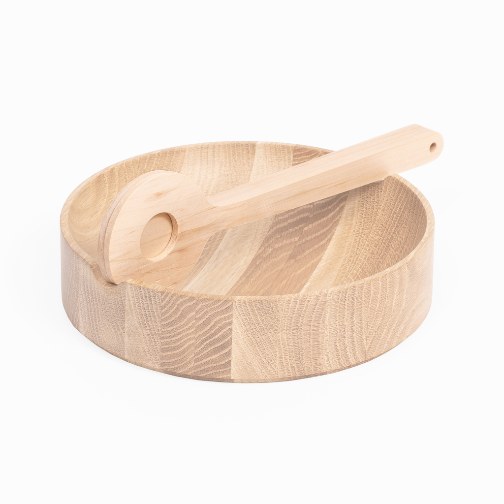 Rio Lindo - Niya Wooden Bowl - runde Holzschale aus Esche - 16 - 24 cm