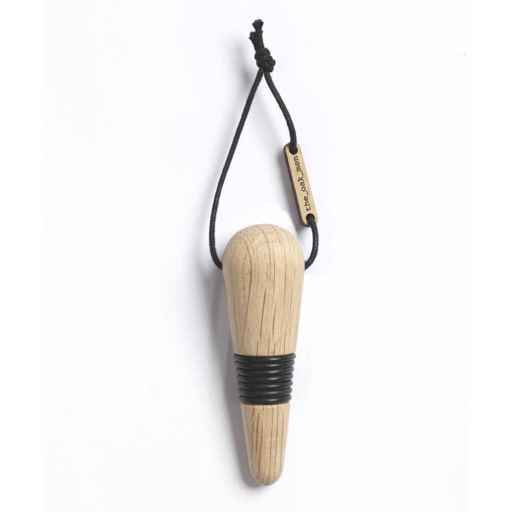 The Oak Men - Plug - Flaschenverschluss aus Holz mit Gummidichtung