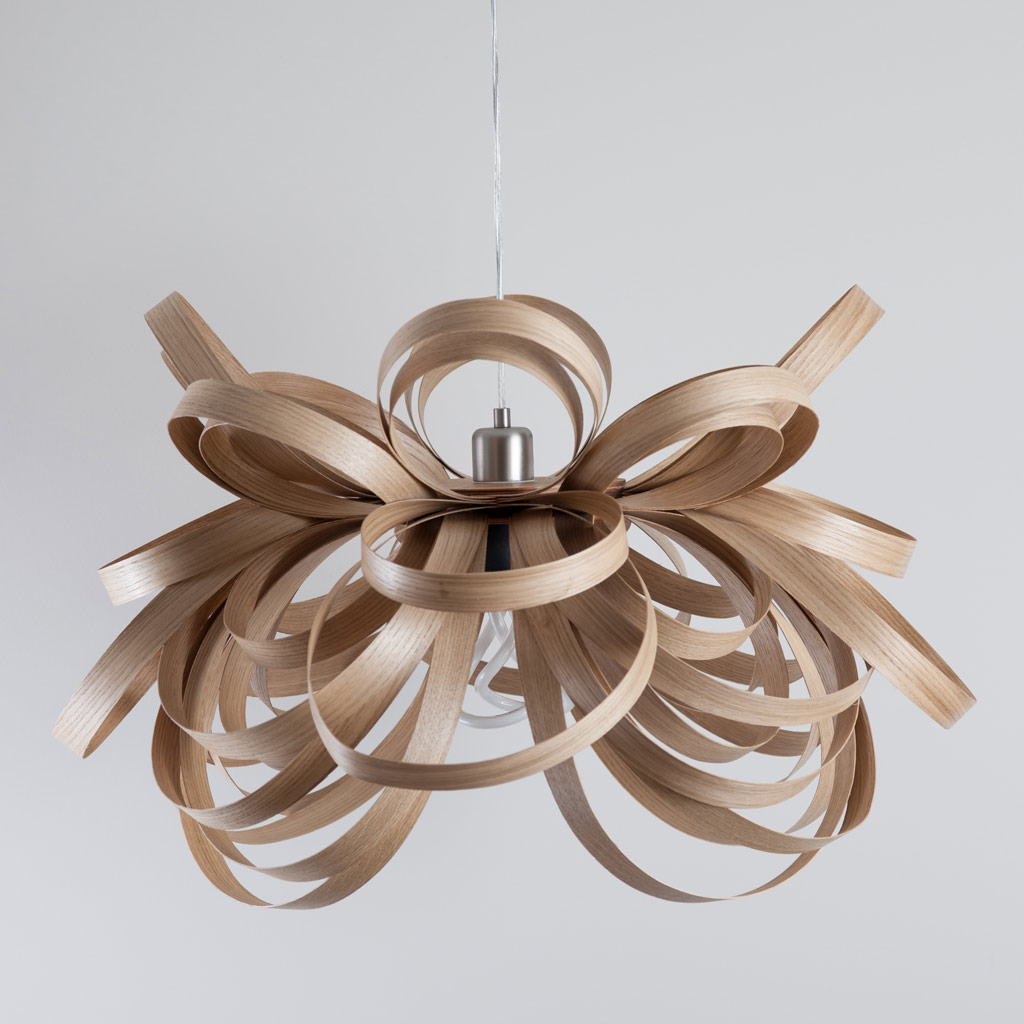 Tom Raffield - Butterfly - ausgefallene Design Pendelleuchte aus Holz