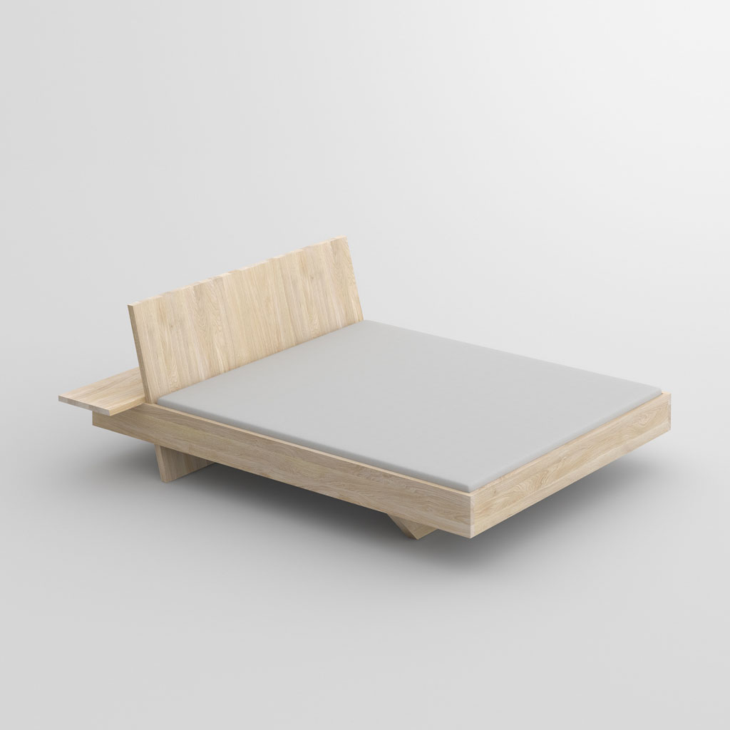 vitamin design - Somnia - schwebendes Designer Bett aus massivem Holz