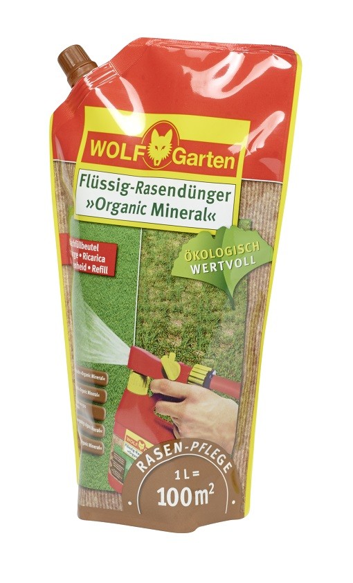 Wolf-Garten LO 100 R Organic-Mineral Flüssig-Rasendünger Nachfüllpack unter Wolf-Garten